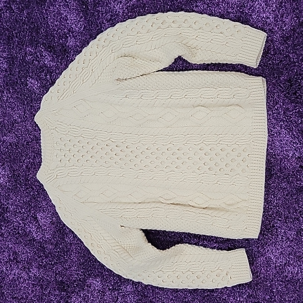 Woolcraft  Aran Pure Wool Hand Knitted Ireland